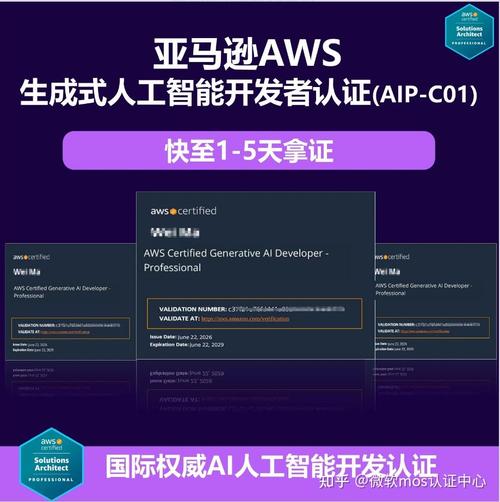 五,亚马逊生成式人工智能开发者认证